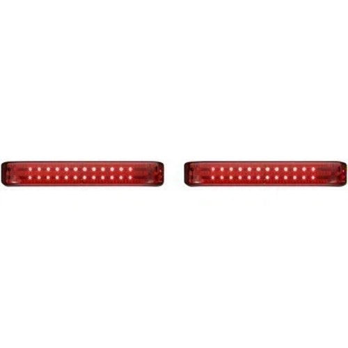 Custom Dynamics PB-SB-BCM-BR Black Red ProBEAM Bagz LED Saddle Bag Lights