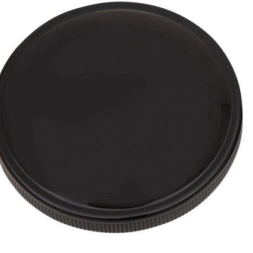 Drag Specialties 0703-0818 Black Left Hand Non-Vented Gas Cap for Harley