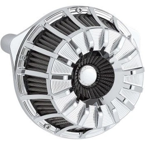 Arlen Ness 18-996 Chrome 15-Spoke Inverted Series Air Cleaner for M8 17-20