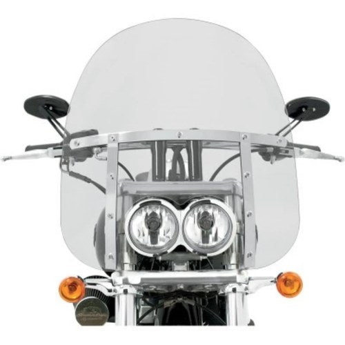 Memphis Shades Memphis Fats 17" Tall Clear Windshield Harley Fxdf Fat Bob 08-17