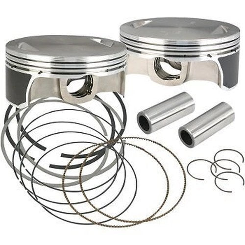 S&S Cycle 4.125" Std. Bore Forged Piston Kits for Hot Set Up Kits