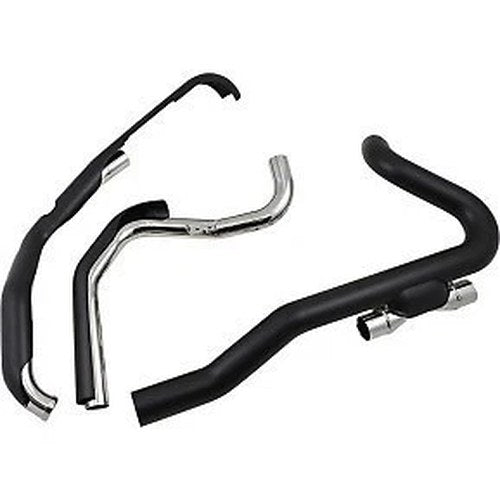 Cobra 6256RB Pro Chamber Headpipes for Trikes - Black