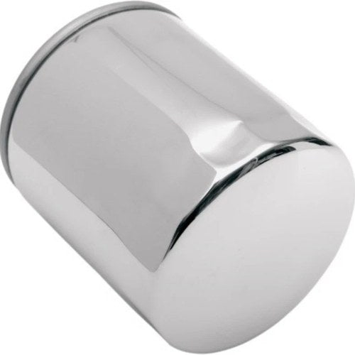 Drag Specialties DS-275108 Chrome Oil Filter for Harley Twin Cam & M8