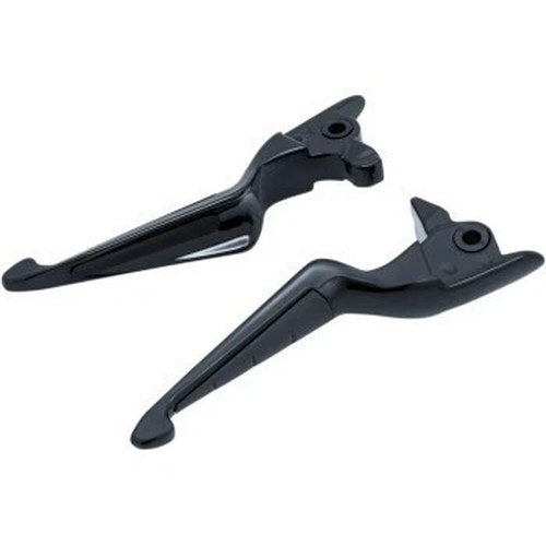 Kuryakyn 5735 Black Iso Clutch & Brake Levers Set for 17-20 Harley Touring