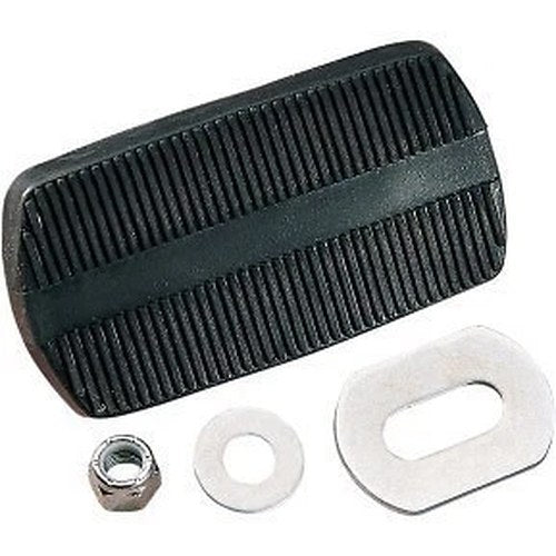Drag Specialties DS-241053 Black Rubber Brake Pedal Pad for Harley FL 65-85