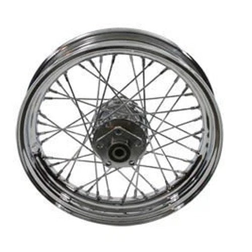 V-Twin 52-0176 Chrome 40 Spoke 16" x 3.00" Rear Wheel for 86-96 Harley