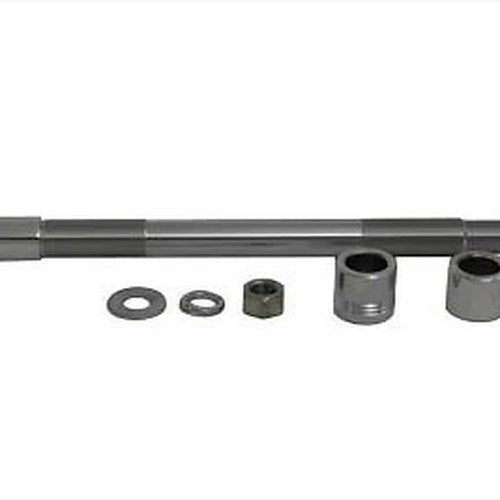 V-Twin 44-0613 Chrome Front Axle Kit 12-15/16" for 00-17 Wide Glide & Fxst