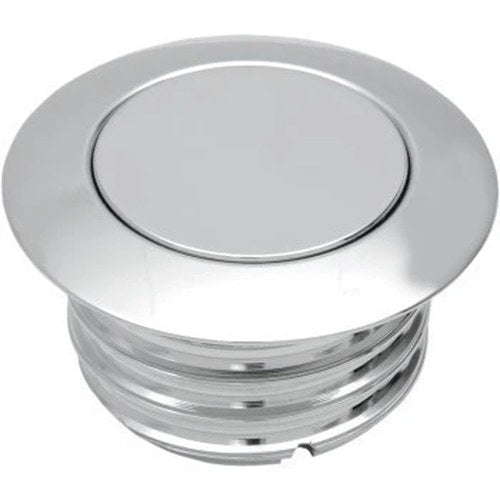 Drag 0703-0459 Chrome Right Hand Pop-Up Gas Cap Vented for 96-23 Harley