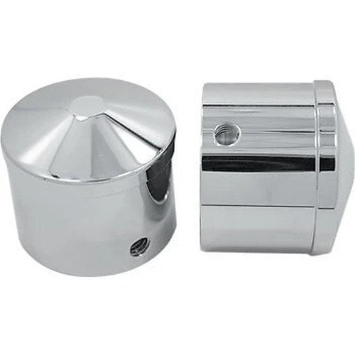 Avon Grips AXL-AIR-CH Chrome Front Axle Nut Covers for 08-20 Touring