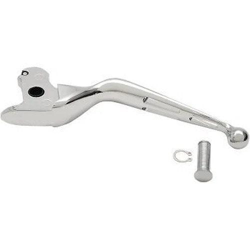 Chrome Slotted Wide Blade Clutch Lever Touring 14-16
