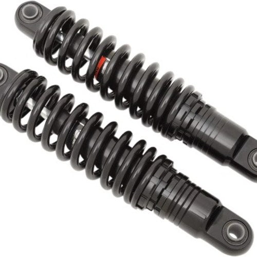 Drag Specialties 1310-1202 Black 13" Ride-Height Adjustable Shocks Suspension