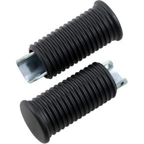 Drag Specialties DS-241065 Rubber Driver Footpegs for Harley Female Mount