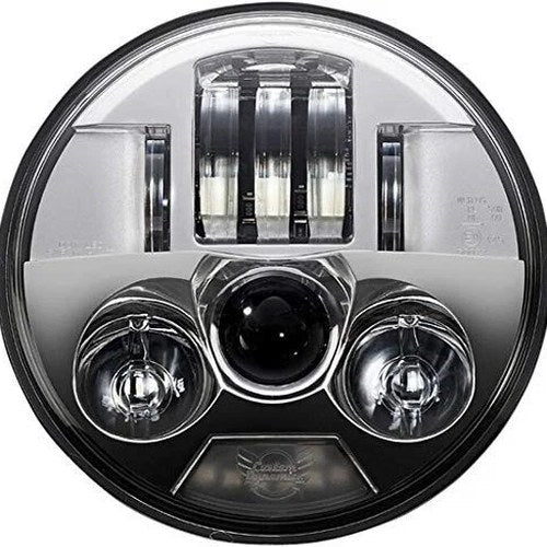 Custom Dynamics Chrome ProBeam LED Headlamp Headlight for Harley Custom Use