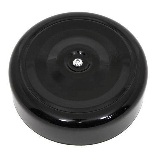 V-Twin 34-1380 Black 7" Bobbed Style Air Cleaner Cover Plain for Harley Softail