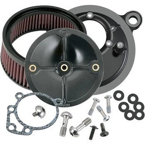 S&S Super Stock Stealth Air Cleaner Kit for 93-99 Evo Big Twin w/ E or G Carb