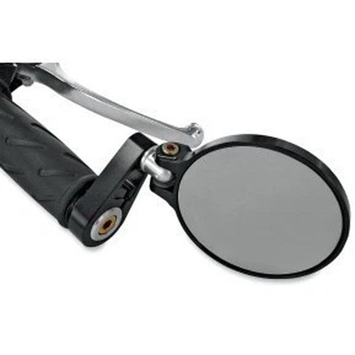 Joker Machine 09-302B Folding Bar End Mirror- 2-1/4" - Black