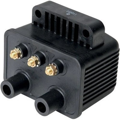 Drag Specialties Coil Harley W/ Electronic Ignition Single Fire 2.4 Ohm Black