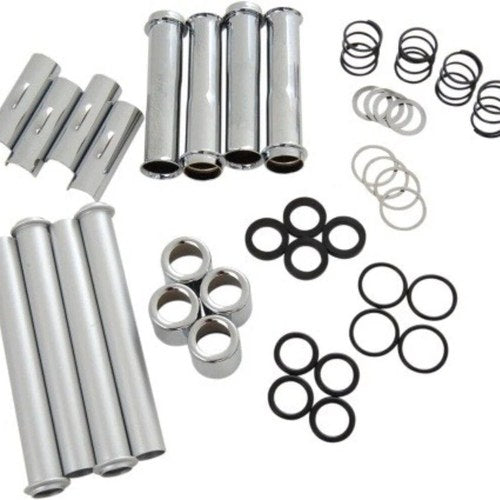 Drag Specialties 0928-0039 Chrome Pushrod Tube Cover Kit for 04-22 Sportster