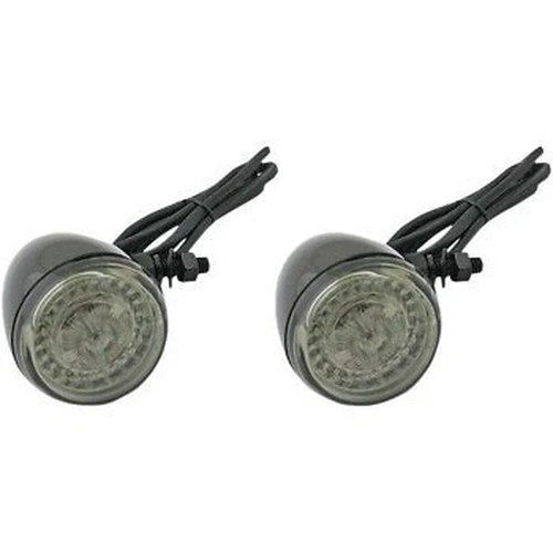 Custom Dynamics PB-UNV-ECE-AW-B Black Smoke LED Front Turn Signals