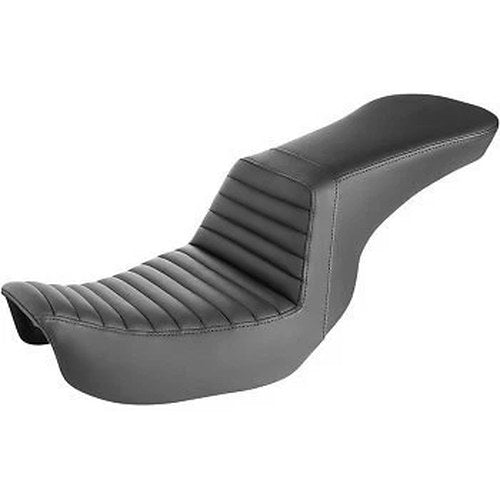 Saddlemen Black Tuck N Roll Step Up Seat for 06-17 Fxd Dyna