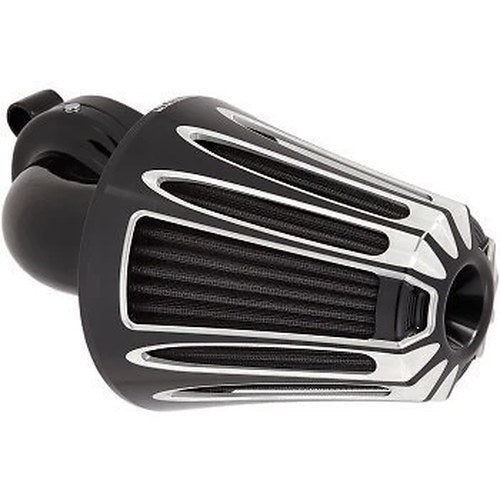Arlen Ness Black Deep Cut Monster Sucker Air Cleaner Kit for Sportster 91-22