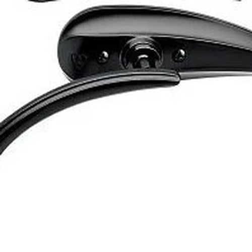 Arlen Ness 13-401 Black Micro-Mirror Rad II Teardrop Right Side Only Sold Each