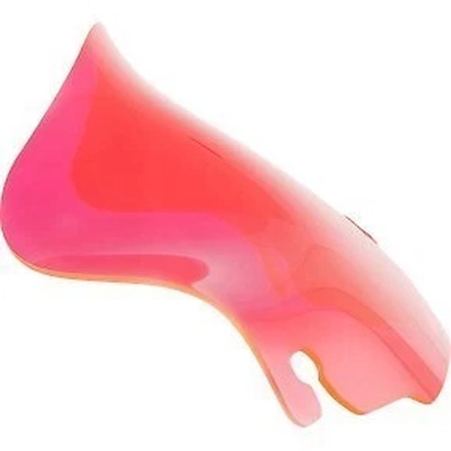 Klock Werks KWW-01-0640 Ice Kolor Flare Windshield 6.5" Pink Ice 96-13 Batwing