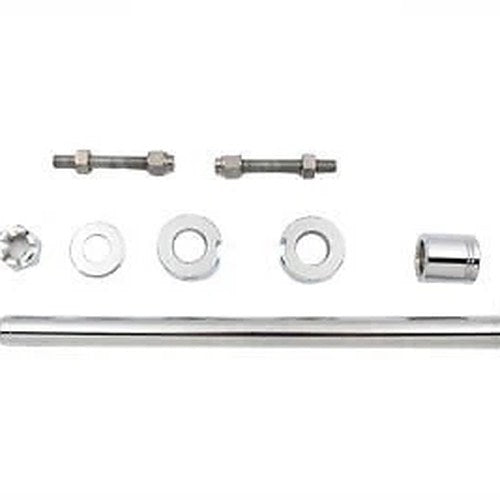 V-Twin 44-0547 Chrome Rear Axle Kit for Fxst 86-92