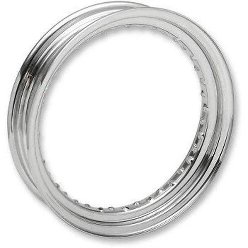 Drag Specialties 0210-0323 16" x 3" Chrome Steel 40 Spoke Srv Rim