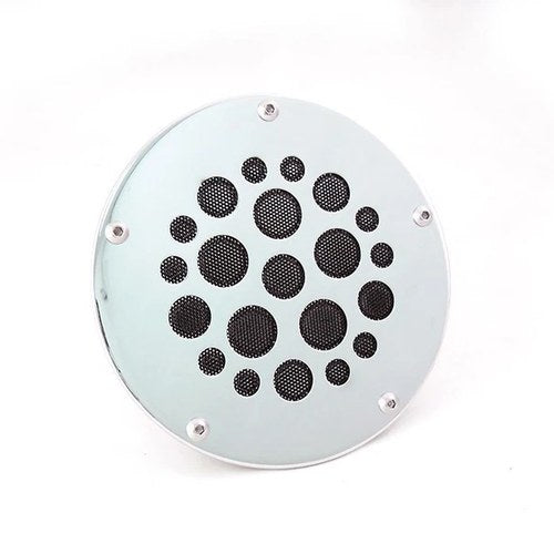 V-Twin 42-2026 Chrome & Black Mesh Derby Cover for Twin Cam