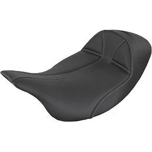 Saddlemen 808-07B-0042L Dominator Low Solo Seat Gray Stitch for Touring 08-23