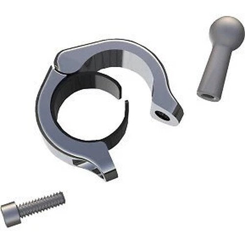 Ciro 50138 Chrome Aluminum Clamp Kit for 1-1/4" Handlebars