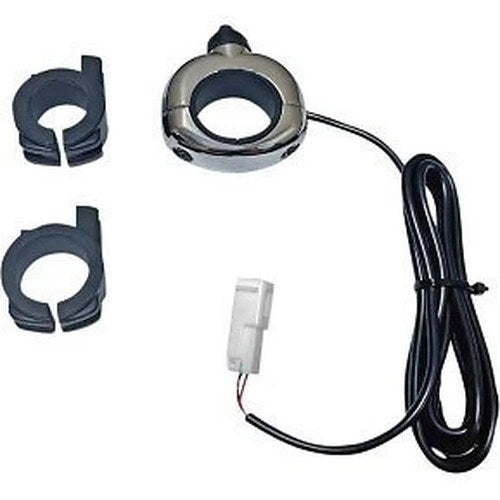 Custom Dynamics CD-AUX-UNV-C Chrome Auxiliary Handlebar Mounted On/Off Switch