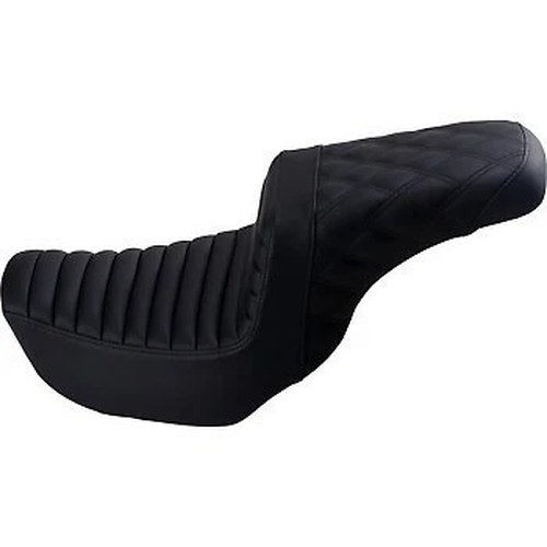 Saddlemen GelCore Step-Up TR & LS Black Seat for Harley Dyna FXD/FXDWG/FLD 06-17