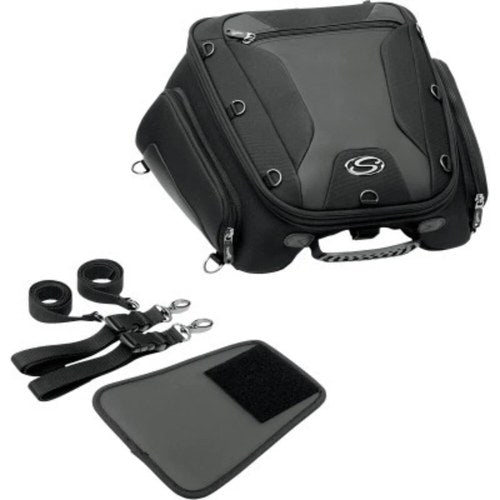 Saddlemen TS1450 Sport Tunnel Bag Luggagefor 9" Motorcycle Passenger Seat