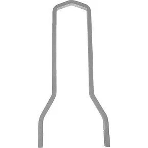 Drag Specialties 1501-0783 Square Sissy Bar- Chrome - 15.4"H x 8.25"W