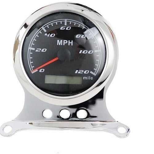 V-Twin 39-0851 85mm Gps Speedometer Black