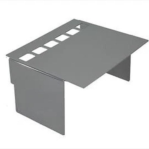 V-Twin 42-0502 Chrome Battery Side Cover with Square View Holes