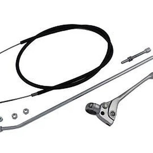 V-Twin 24-0141 Brake Cable and Fitting Kit for 65-71 FL