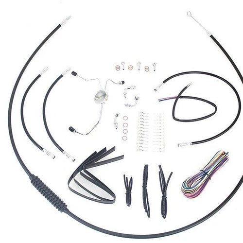 V-Twin 36-1610 10"-12" Handlebar Cable and Brake Line Kit