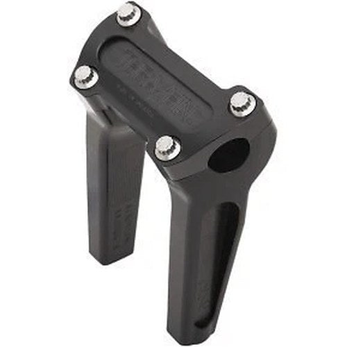 Thrashin Supply CO. TSC-6000-1 Black 6" Handlebar Risers for Harley 1"
