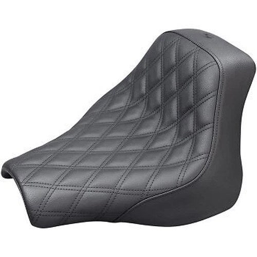 Saddlemen GelCore Black Lattice Stitch Renegade Solo Seat for Fat Bob 18-20