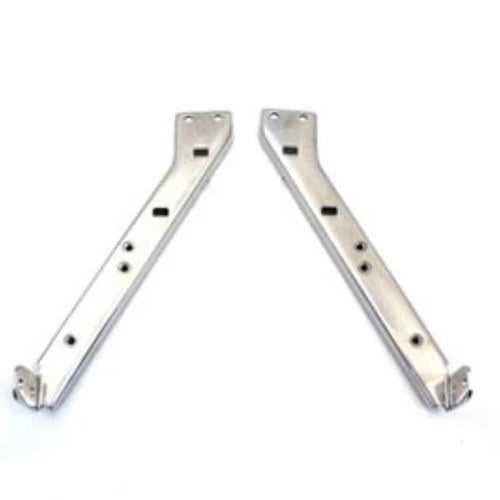 Improved Chrome Saddlebag Guard Kit Brackets for Harley Davidson Touring 79-13