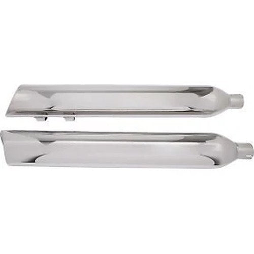 Cobra 6303 Chrome 909 Twins Slip-On Mufflers for 09-23 Tri Glide