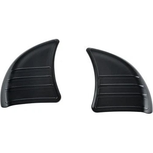 Kuryakyn 6979 Black Tri-Line Inner Fairing Cover Plates for 14-23 FLHT/FLHX