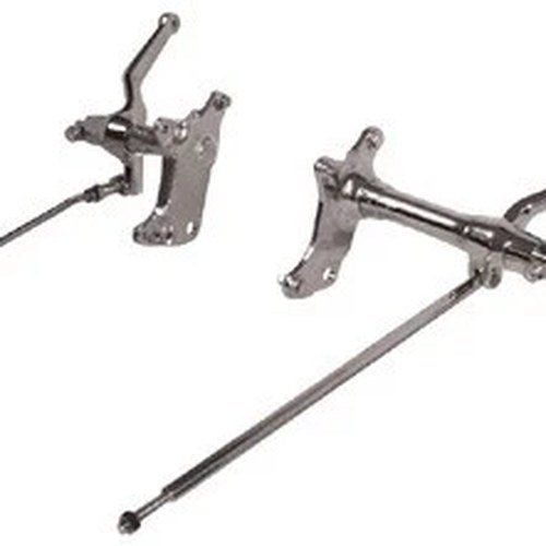Chrome Standard +2 Extended Forward Control Kit Harley 883/1200 Sportster 86-03