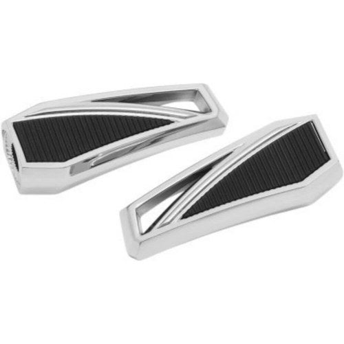 Kuryakyn 5760 Chrome Phantom Footrest Foot Pegs without Adapters