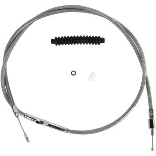 Drag Specialties 0652-1457 High-Efficiency Braided Stainless Steel Clutch Cable