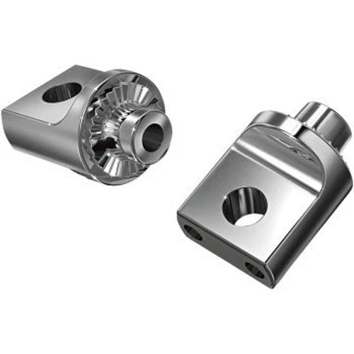 Kuryakyn 8883 Chrome Non-Pivot Splined Male Mount Adapters