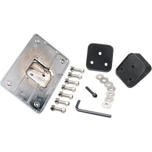 Kuryakyn 9165 Chrome Laydown License Plate Holder